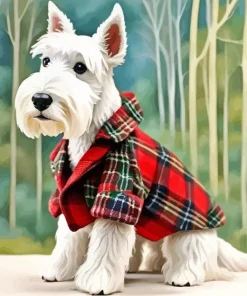 Scottie Dog Art Diamond Painting
