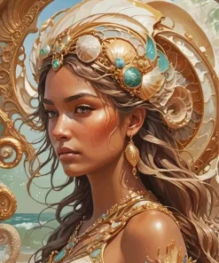 Sea Nymph Art Diamond Painting