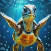 Sea Turtle Art Diamond Painting