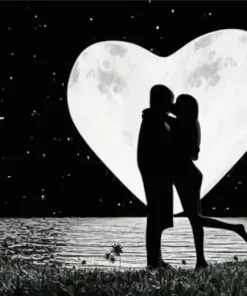 Shadow Couple Diamond Painting