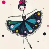 Short Ballerina Art Diamond Painting