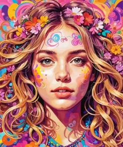 Simple Hippie Art Diamond Painting