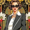 Stylish Chanel Lady Diamond Painting