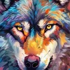 Wolf Face Diamond Painting